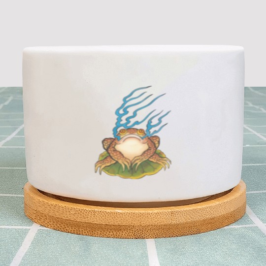 Traditional Japanese Irezumi Magical Frog Plant Pots