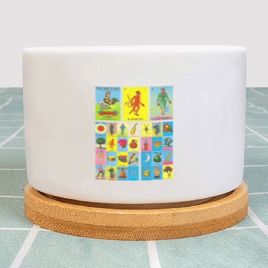 Loteria Mexican Plant Pots