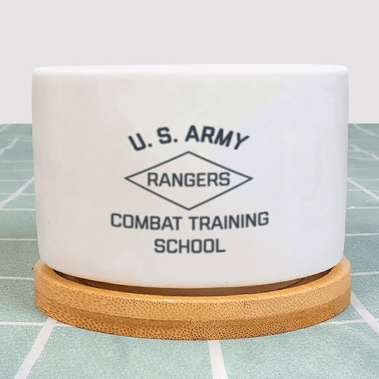 Us Army Ranger Combat Training School Ww2 Vintage Plant Pots
