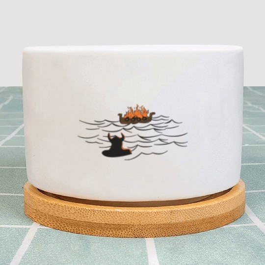 Viking Funeral Plant Pots