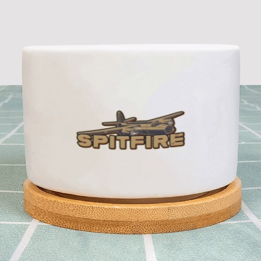 SPITFIRE SUPERMARINE WW2 FIGHTER PLANE Gift Plant Pots