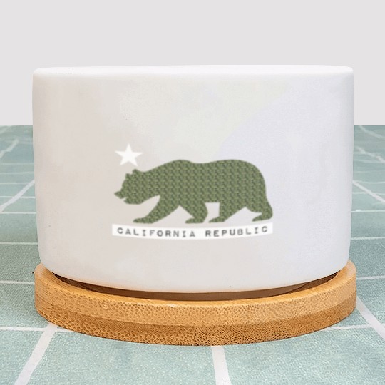 California Bear Plant Pots