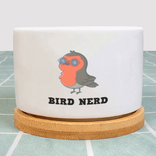 Bird Nerd Plant Pots