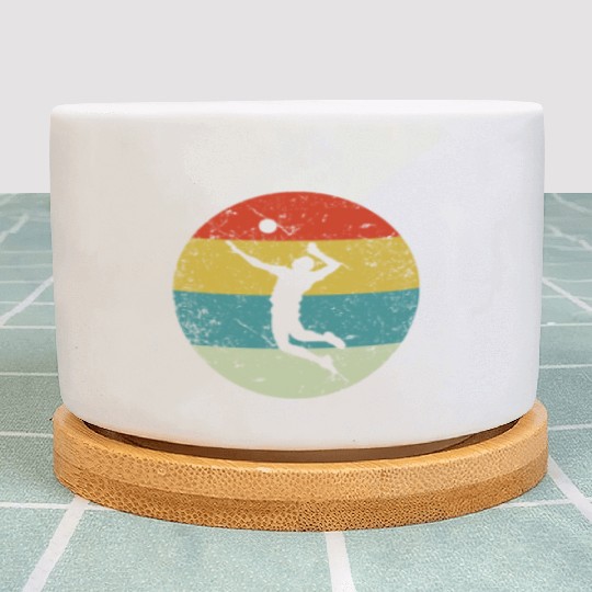 Retro vinatge volleyball Plant Pots