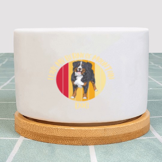 bernese mountain dog Plant Pots