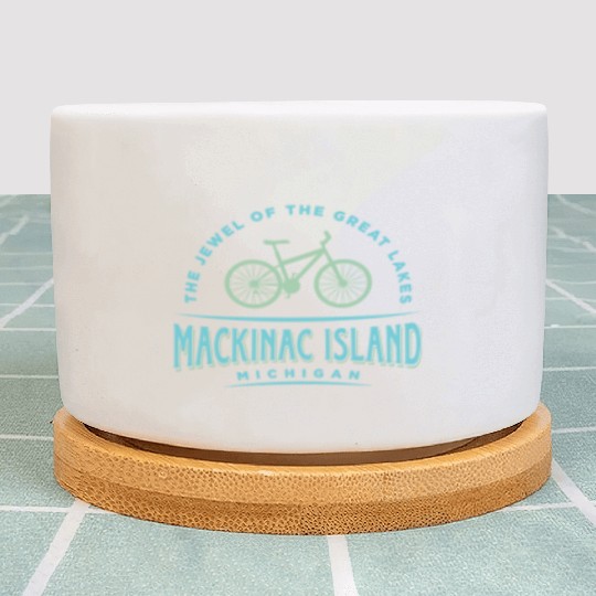 Mackinac Island Souvenir Plant Pots