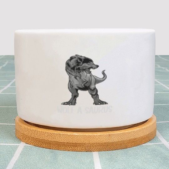 Wolf Wolves Plant Pots