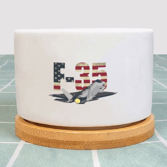 Airforce Veteran Us American Flag Plant Pots