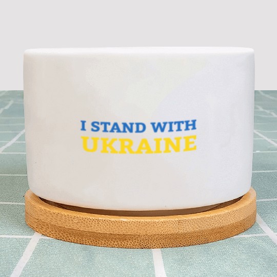 "I stand with Ukraine" Support & Solidarity Plant Pots