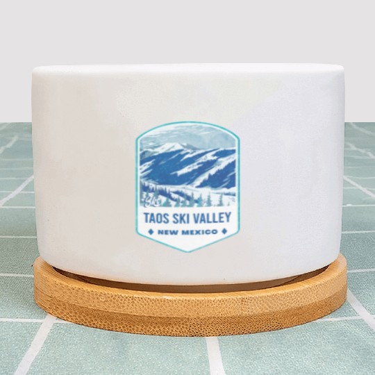 Ski Taos Valley New Mexico Plant Pots