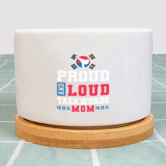 TKD Korean Martial Arts Tae Kwon Plant Pots