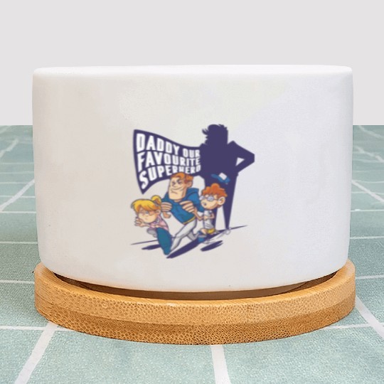 Funny Dad Design Plant Pots