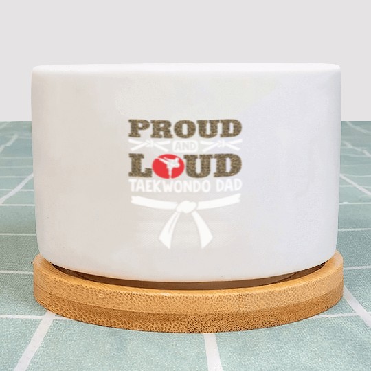 TKD Korean Martial Arts Tae Kwon Plant Pots