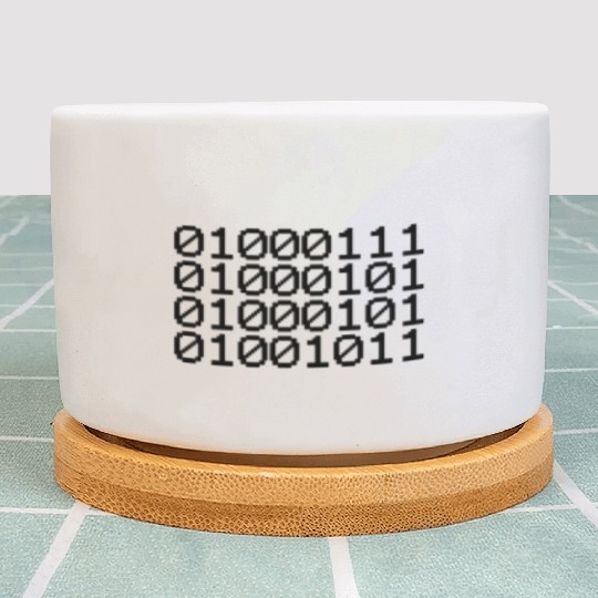 BINARY GEEK Plant Pots