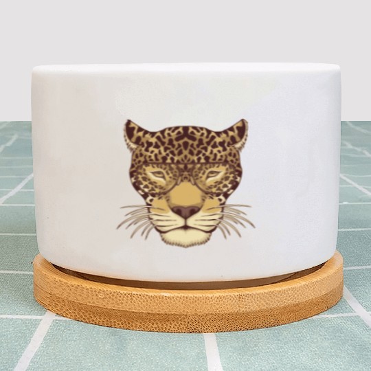 Leopard Punk Style Plant Pots