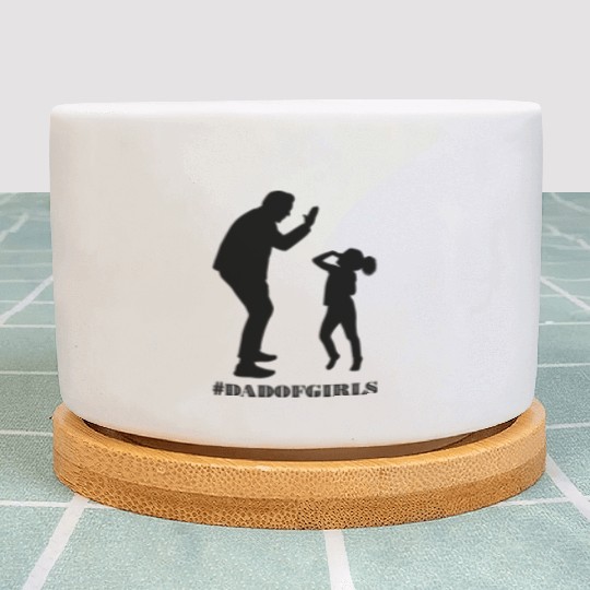 The walking dad Plant Pots