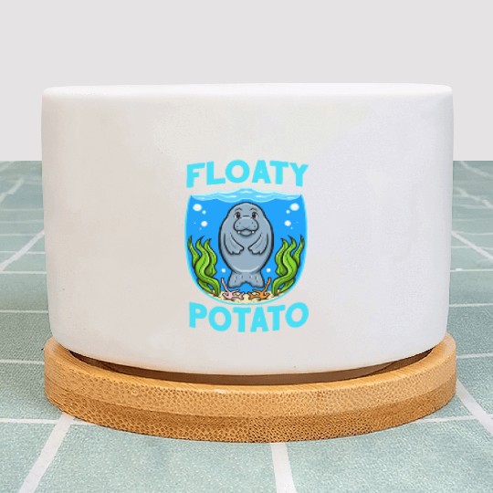 Manatees Sea Cow Floaty Potato Manatee Plant Pots