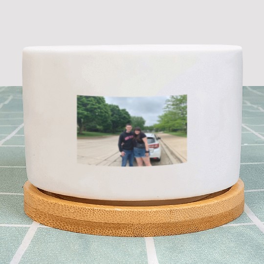 Emily and her boyfriend Plant Pots