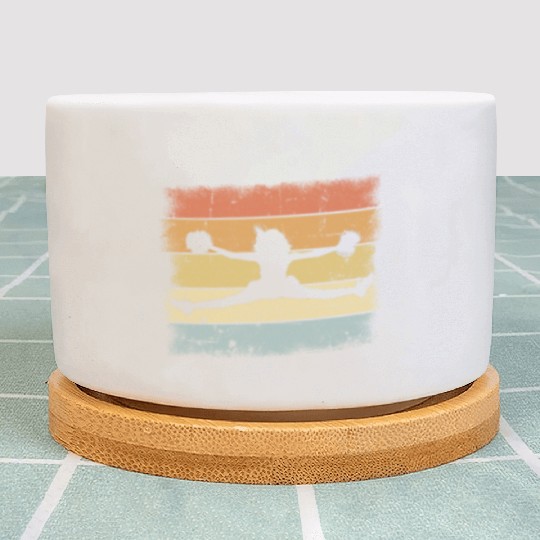 Cheerleading Retro Plant Pots