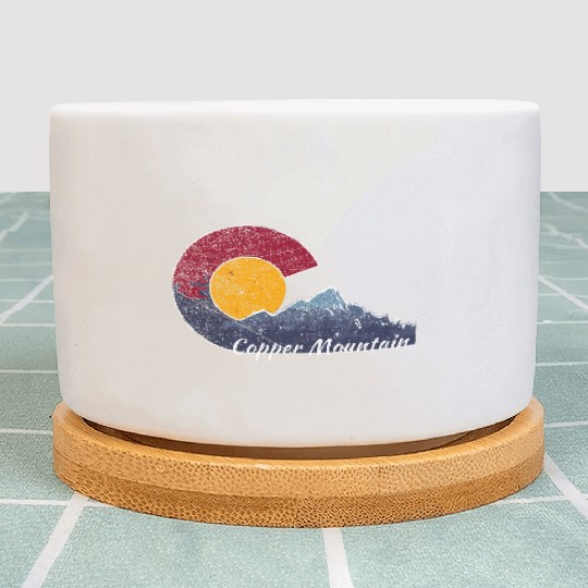 Copper Mountain Colorado Mountain Scenery Plant Pots