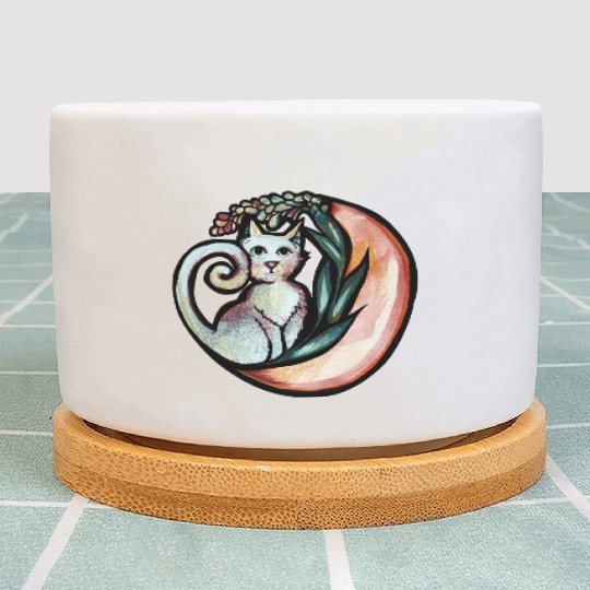 Moon Nature Cat Plant Pots