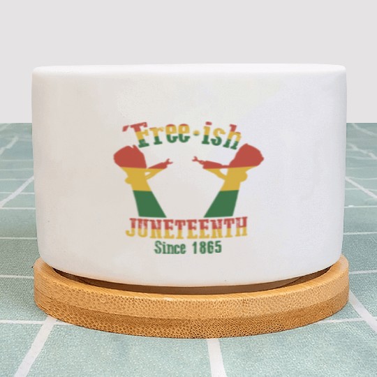 Juneteenth Black History Day Pride Gift Plant Pots