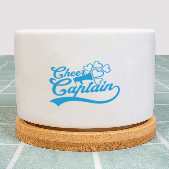 team cheer captain megaphone Plant Pots