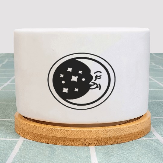 Happy Moon Plant Pots