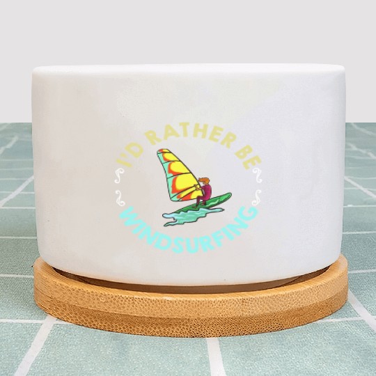 Windsurfing Board Sail Paddle Windsurfer Plant Pots