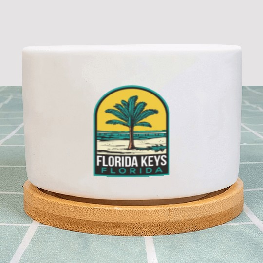 Florida Keys Vintage Beach Plant Pots