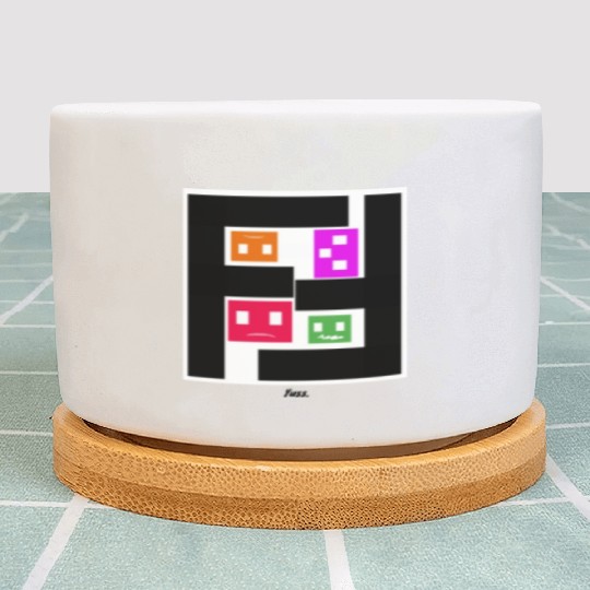 Geometric Cubes In Game - multi-sided cubes Plant Pots