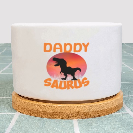Daddysaurus Papasaurus Plant Pots