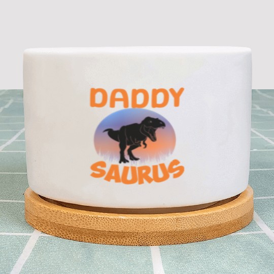 Daddysaurus Papasaurus Plant Pots
