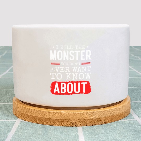 Evil Cute Little Sister Brother Plant Pots