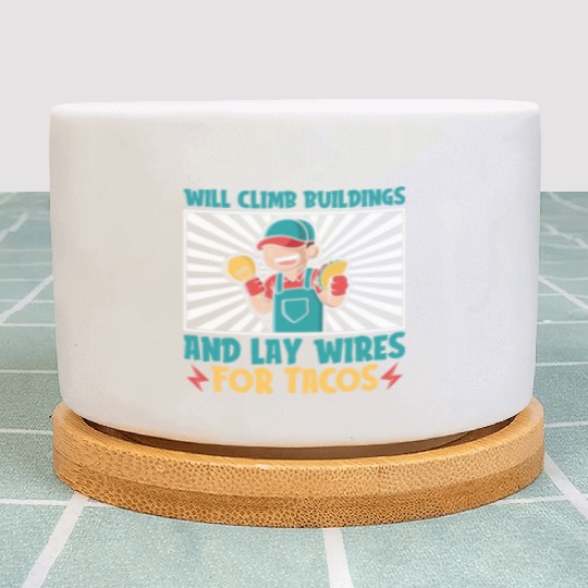 Electrician Electrical Engineer Lineman Plant Pots