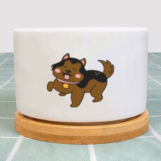 Cute Puppy Plant Pots