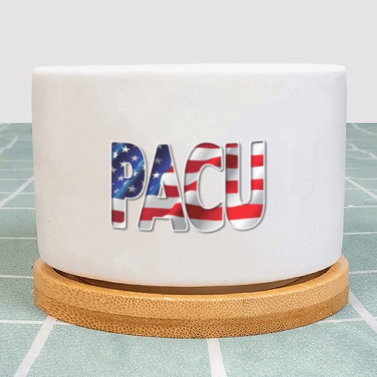 Nurses USA Flag Stars Stripes PACU Plant Pots