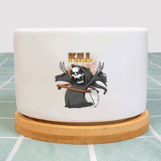 Hard rock deadly Plant Pots