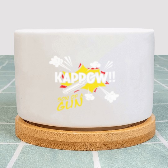 Kappow Bullets Gun Explosion Big bang Aesthetic Plant Pots