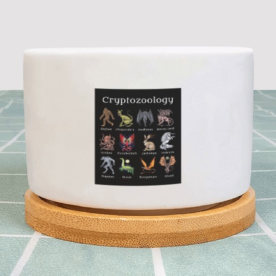 Cryptozoology Cryptid Creatures Plant Pots