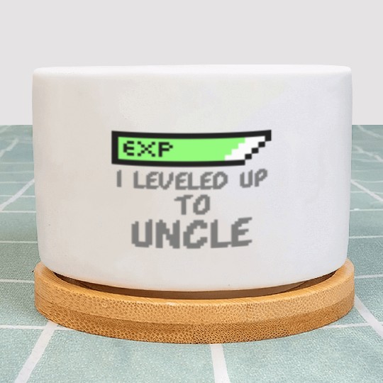 I Leveled Up To Uncle New Uncle Gaming Newborn Plant Pots