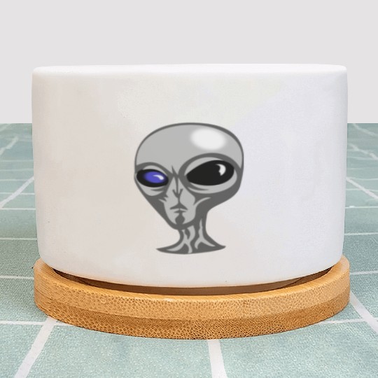 Roswell New Mexico Grey Alien Plant Pots