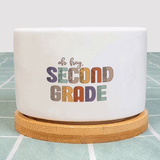 Back To School Second Grade Plant Pots