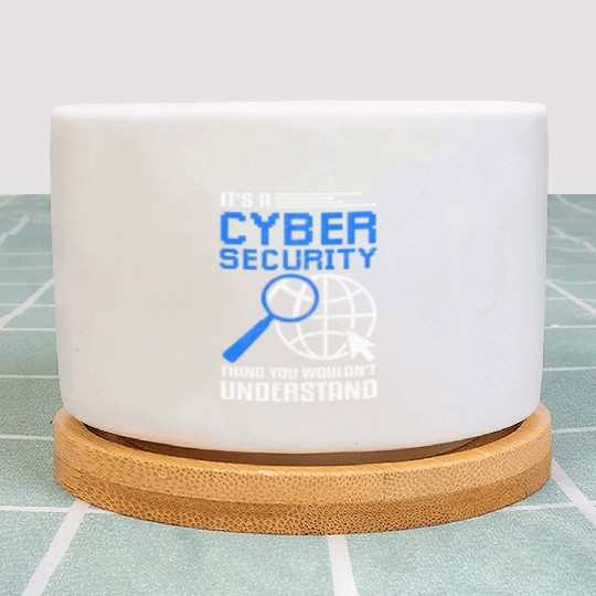 Cyber Security Funny Ethical Hacker Plant Pots