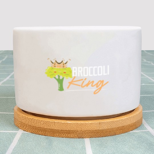 Broccoli King Broccoholic Vegetable Vegetarian Plant Pots