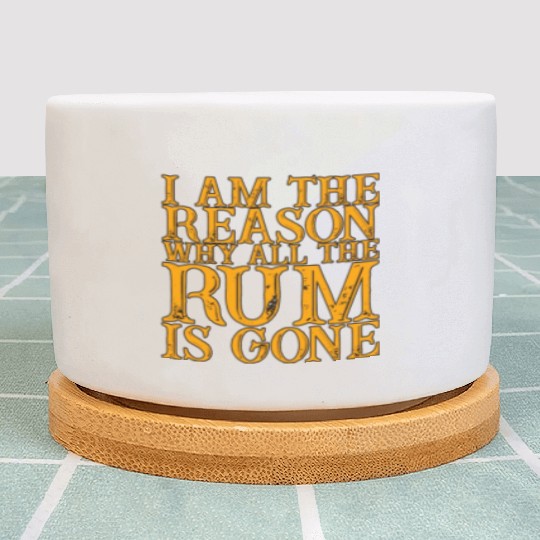 I Am The Reason Why All The Rum Is Gone 3 Plant Pots