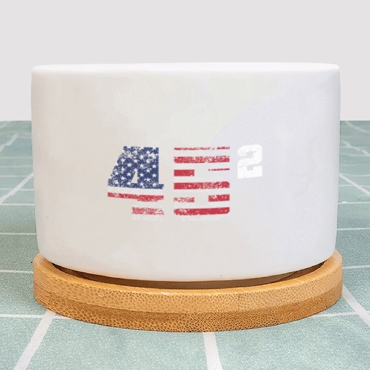 Trump 45 Squared Republican Plant Pots