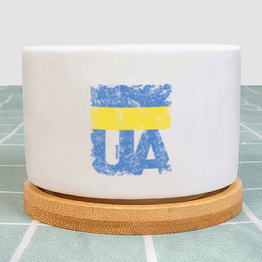 I stand with Ukraine. Support Ukraine. Stop War Plant Pots