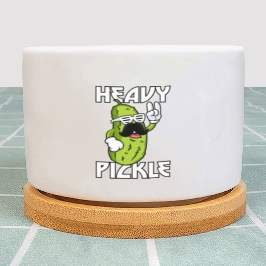 Heavy Pickle Metal Fan Metalhead Plant Pots