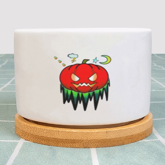 Halloween Jack O Lantern Pumpkin Candy Costume Plant Pots